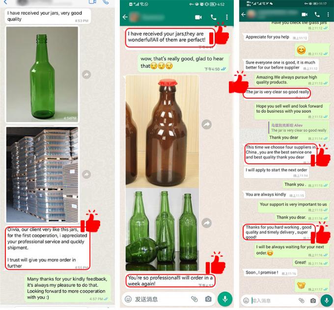 OEM Bottiglie di bicarbonato di sodio in vetro in grandi quantità 250ml 330ml per Lehar Soda 8