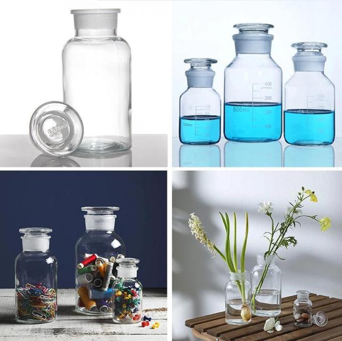 Reagente farmacologico Vaso di compresse in vetro Amber Bottiglia di medicine da 120 ml 2