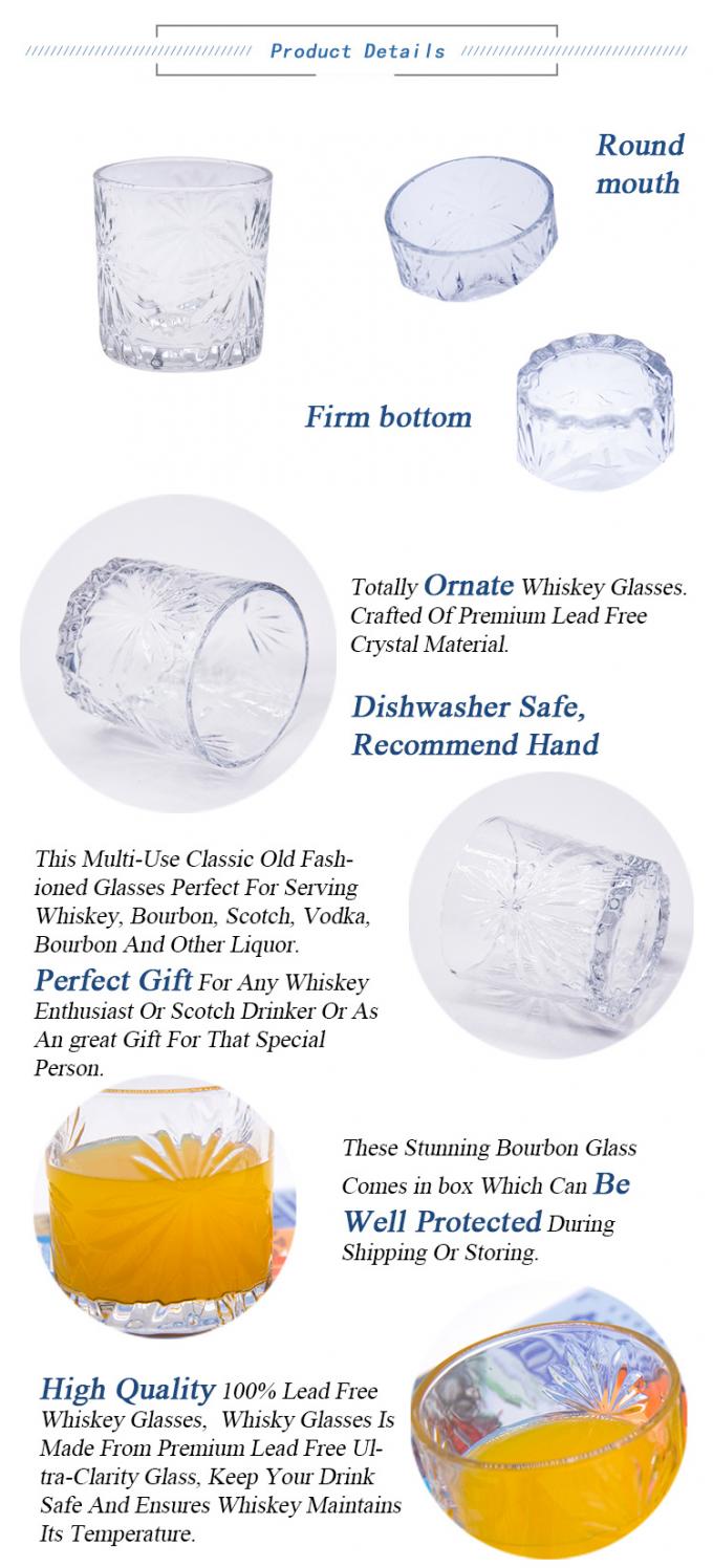 10 oz bicchieri moderni da bere cristallo whisky bicchiere inciso 2