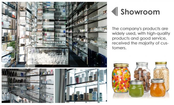 Custom Luxury 16oz Round Clear Glass Jar Con Capo Storage Glass Mason Jar 7