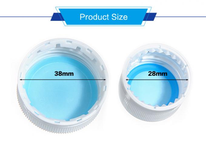 Forma personalizzata 28mm Spumante Bicchiere Profonde Carbonate PP Cappuccio di plastica CSD per bottiglia di bevande 1