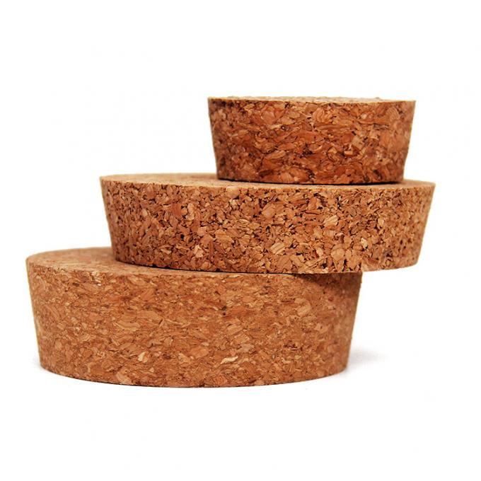 Tappo a sfera di sughero di legno per decanter di vino 2