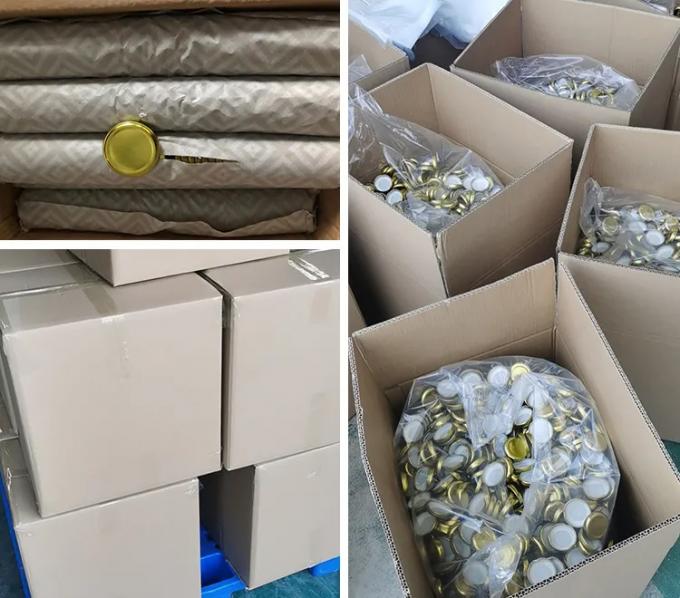 18mm 25mm 28mm Ropp Cappucce per bottiglie in alluminio per bottiglie di vetro di vino 5
