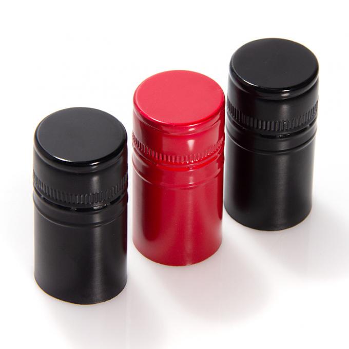 Cappucci di bottiglia a prova di Pilfer Cappuccio a vite in alluminio con rivestimento 22mm 25mm 29mm 38mm 1
