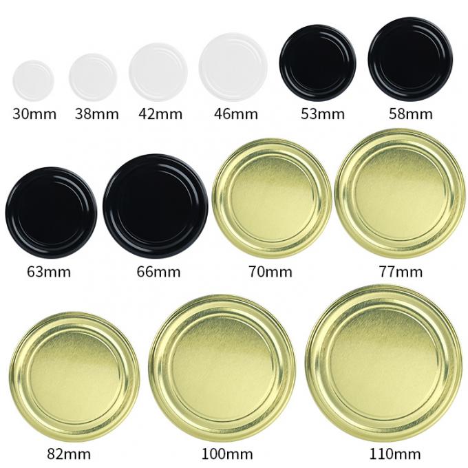 Vaso di vetro personalizzato con tappo di 43 mm per alimenti in scatola 3