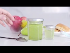 Masson Conservatorio di vetro Bottine di cibo Cantine di vetro quadrate 195ml