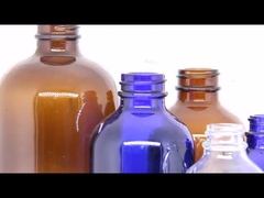 60 ml Mini bottiglie di lozione a sfera 4 oz Boston Round Glass Diffuser