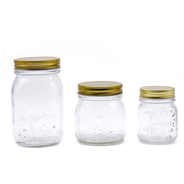 2oz 5oz 8oz 12oz ristorante bar cucina gelatina bocca larga vetro masone barattolo con coperchio