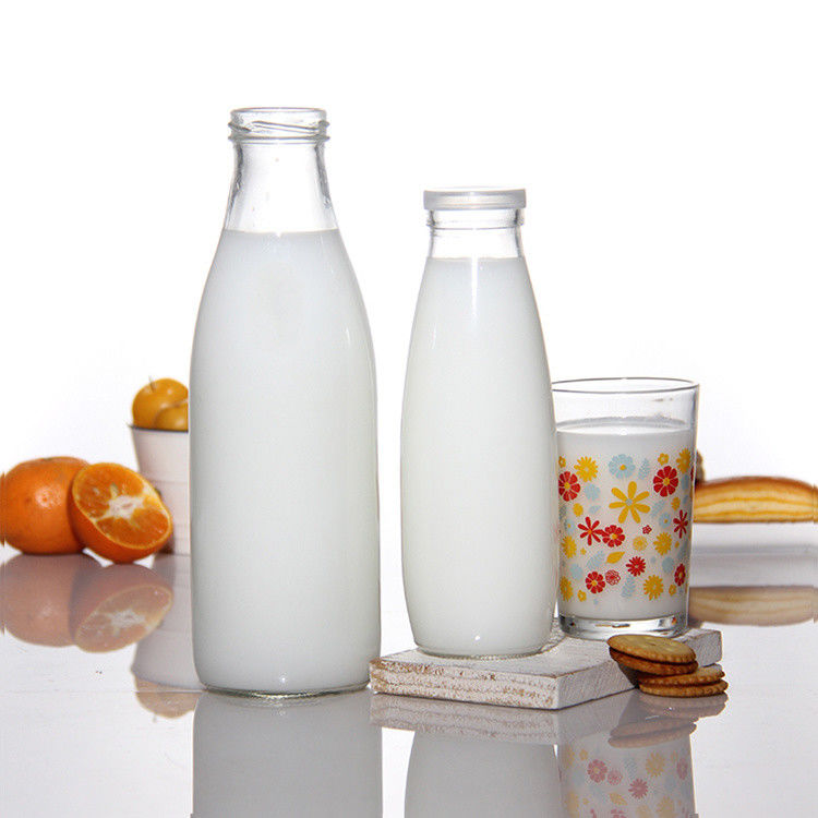 Vaso di salsa in vetro da 250 ml, 300 ml, 500 ml, 750 ml, da 1 litro con coperchio in metallo, coperchio in plastica