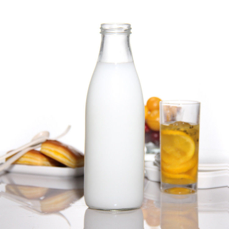 Prezzo di fabbrica 200ml 250ml 350ml 500ml 1000ml Bottiglia di salsa di vetro con coperchio di plastica con coperchio a vite