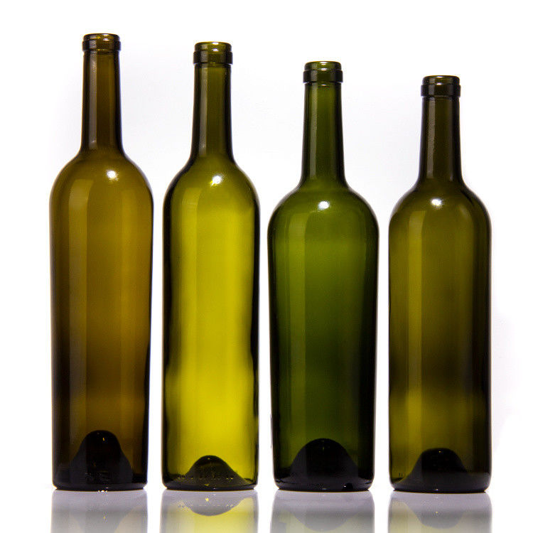 Bottiglia di vino in vetro colorato ODM 500ml 700ml 750ml 1500ml
