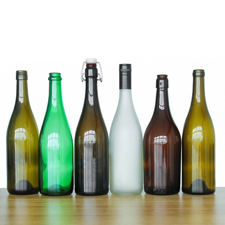Bottiglie di whisky vuoto 500 ml 750 ml bicchiere di vino di vetro ghiacciato