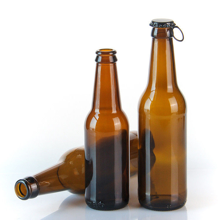 Bottiglie di liquore di vetro Nero Bottiglie di vino di vetro trasparente 500 ml 750 ml per whisky Champagne Birra Brandy
