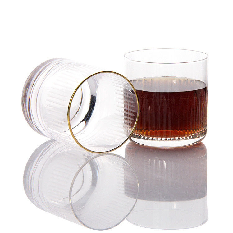 7.5oz Modern Drinking Glasses Engraved Whiskey Tumbler Crystal Cup Per Bere Bourbon