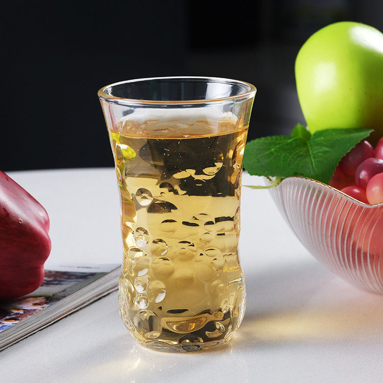 Bicchieri di vino senza stelo incisi senza piombo Tazze di vetro per whisky espresso