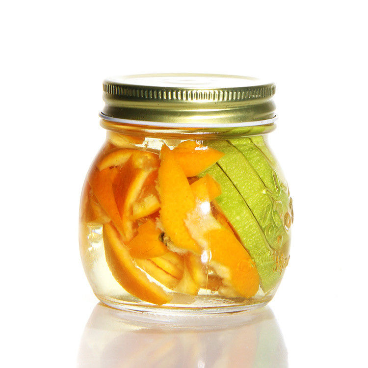 Prodotti di varie dimensioni Cucina in vetro customizzata Food Storage Glass Mason Jar For Spice Cookie Candy