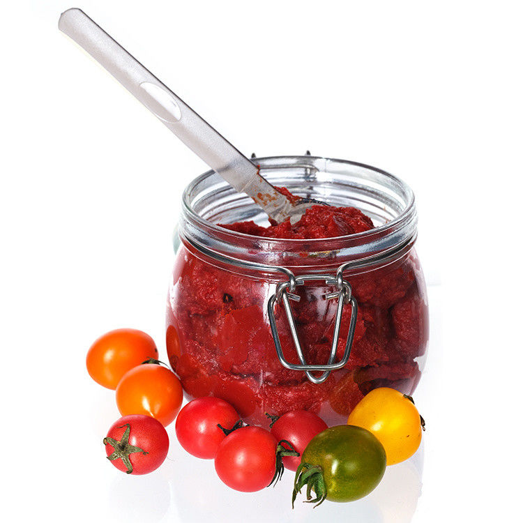 1 oz 4 oz 8 oz di forma rotonda contenitore di stoccaggio trasparente vuoto barattoli di cibo in vetro con tappo a clip