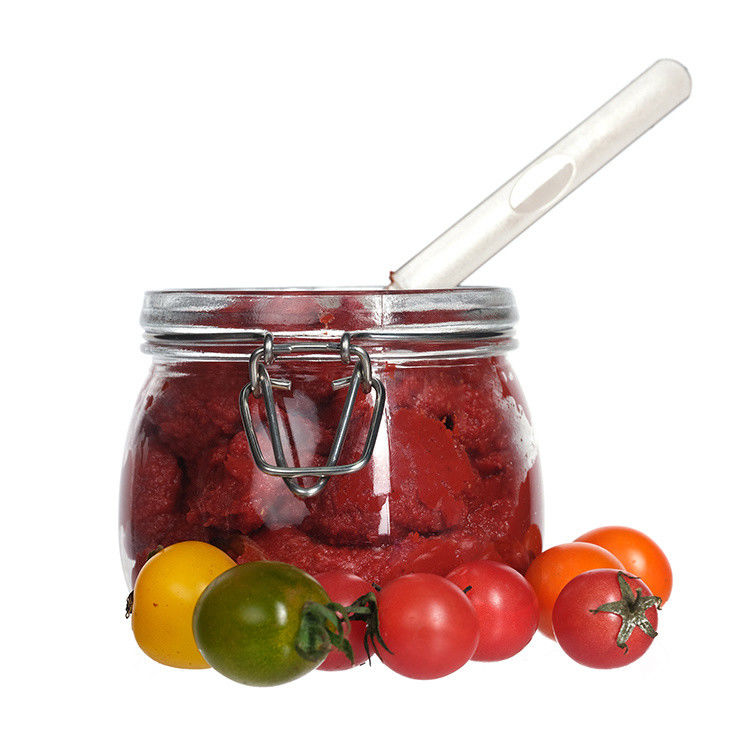 Vaso sigillato di grande capacità, in vetro vuoto e trasparente, con tappo a clip 100 ml 200 ml