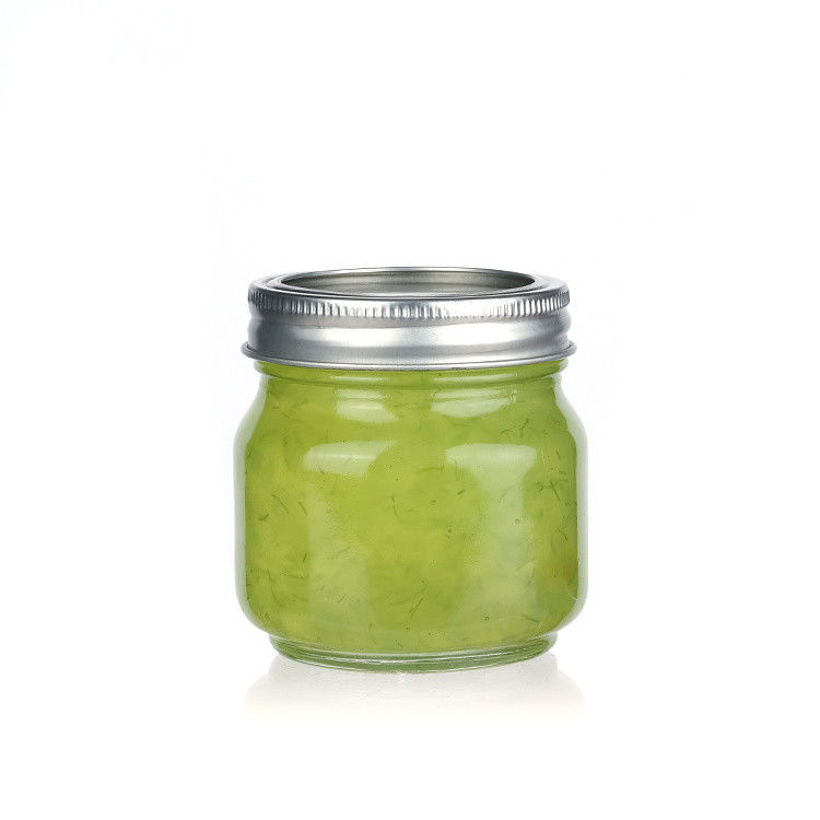 Bottine di vetro stagnanti per la bocca per la cucina 250 ml 300 ml 500 ml 1000 ml