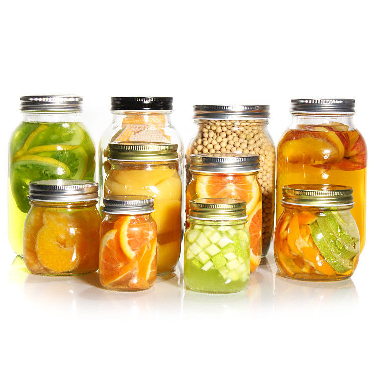 Ristorante Cucina Bar Pint Glass Wide Mouth Glass Mason Canning Jar per la conservazione