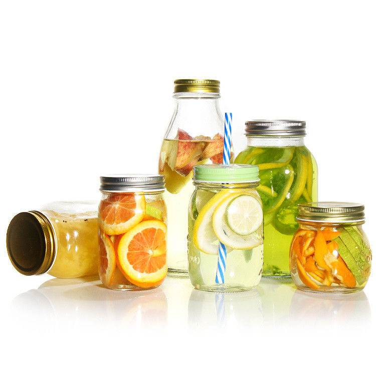Ristorante Cucina Bar Pint Glass Wide Mouth Glass Mason Canning Jar per la conservazione