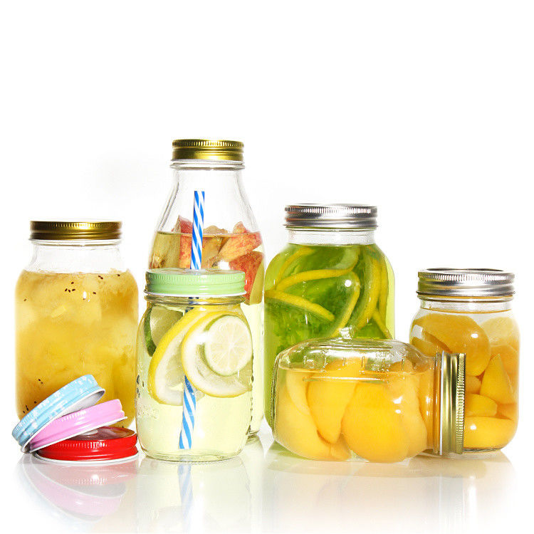Ristorante Cucina Bar Pint Glass Wide Mouth Glass Mason Canning Jar per la conservazione