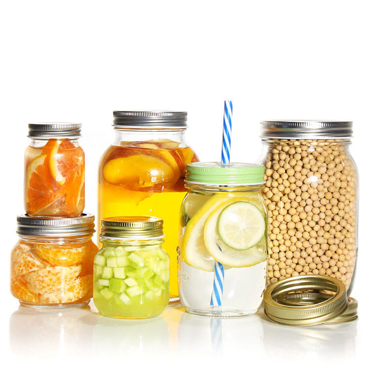 Ristorante Cucina Bar Pint Glass Wide Mouth Glass Mason Canning Jar per la conservazione