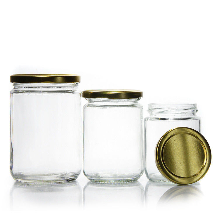 Ingrosso Vuoto 8Oz 16Oz 24Oz Conservazione Miele Sottaceti Cucina Bastoni Di Vetro Con Capo Sigillato