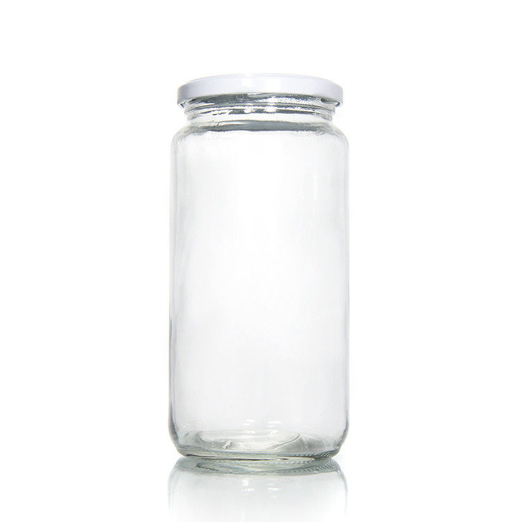 Alta Qualità 45Ml 100Ml 150Ml 350Ml 450Ml Cucina Airtight Food Bottine Di Vetro Con Capo Metallico