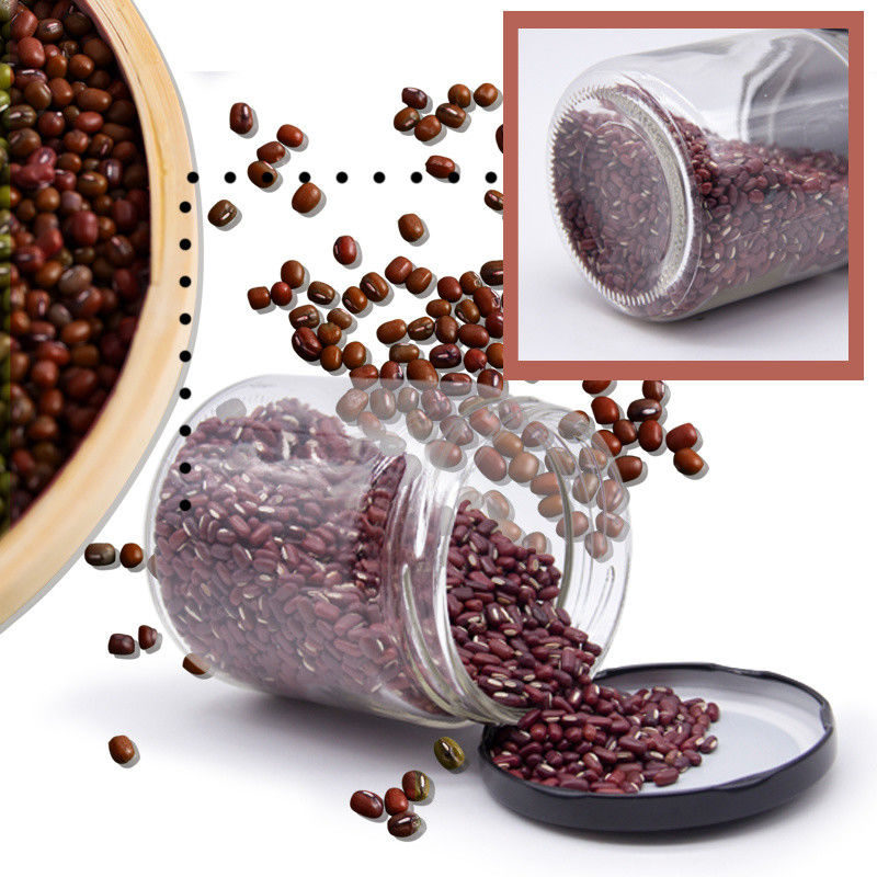 Contenitori in vetro trasparente a sfera a sfera contenitori di snack in vetro per marmellata di miele 32 oz