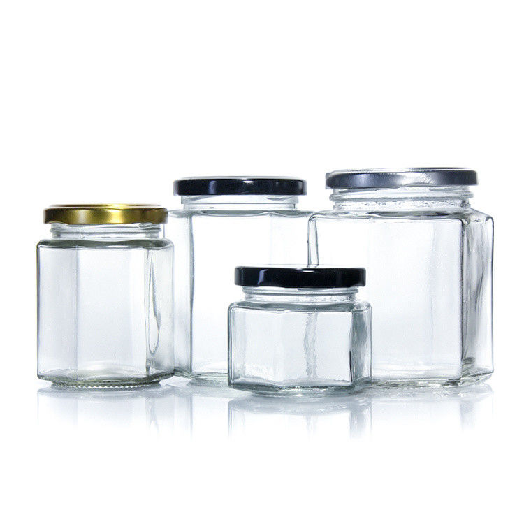 Low Moq 100Ml 150Ml 200Ml Vaso di vetro vuoto con coperchio d'oro