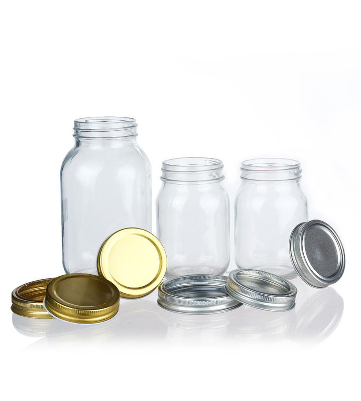 Barattoli di vetro per la conservazione 3 oz 6 oz 8 oz 240 ml per le spezie di marmellata