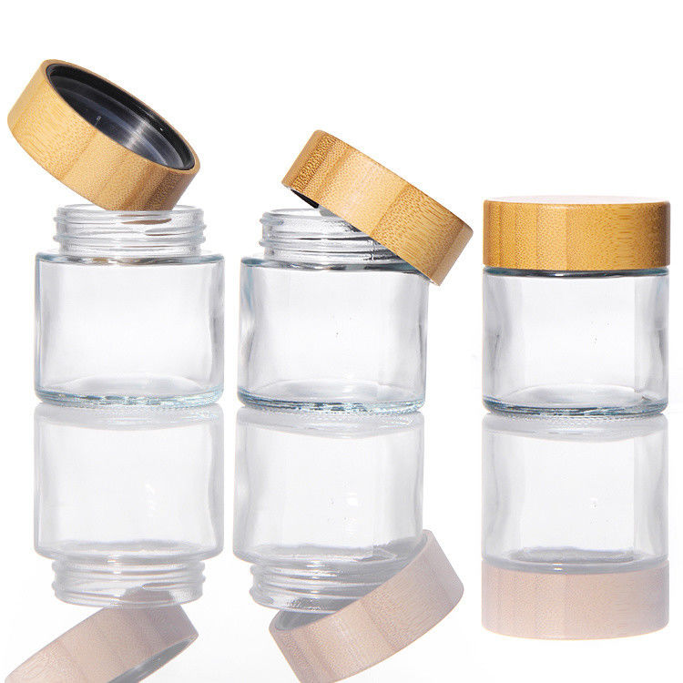 Vaso di custodia per la crema Vaso di crema vuoto 1 oz 2 oz 3 oz 4 oz lato retto