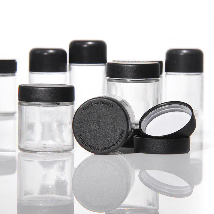 Vaso di custodia per la crema Vaso di crema vuoto 1 oz 2 oz 3 oz 4 oz lato retto