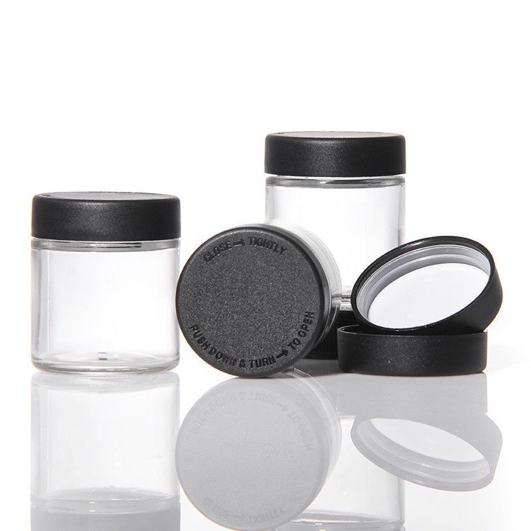 Vaso di custodia per la crema Vaso di crema vuoto 1 oz 2 oz 3 oz 4 oz lato retto