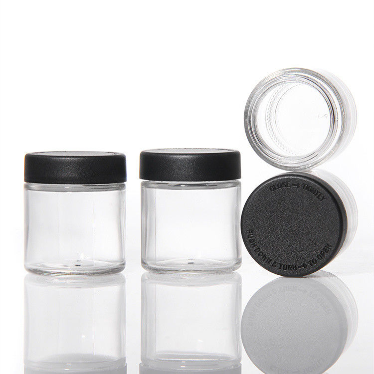 Vaso di custodia per la crema Vaso di crema vuoto 1 oz 2 oz 3 oz 4 oz lato retto