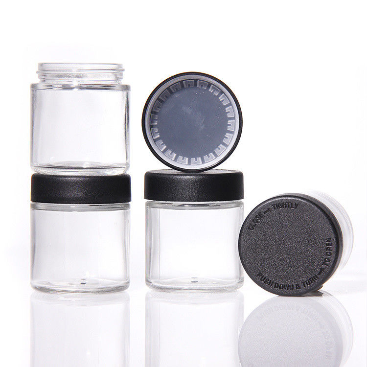 Vaso di custodia per la crema Vaso di crema vuoto 1 oz 2 oz 3 oz 4 oz lato retto