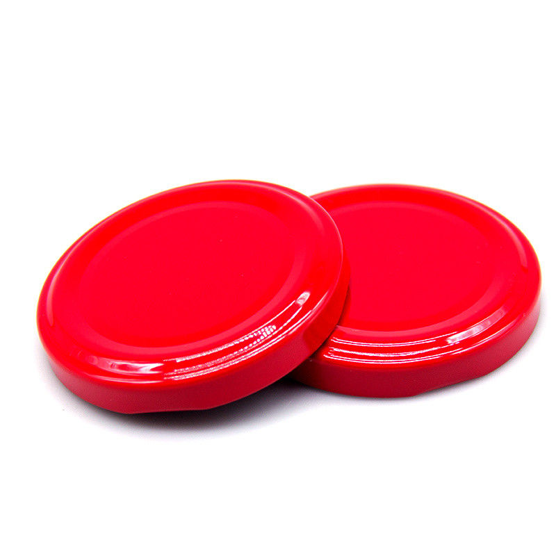 Prezzo economico 43mm 48mm 53mm 58mm 63mm Vetro Vaso di miele Metallo Top Tinta Tappo Lug
