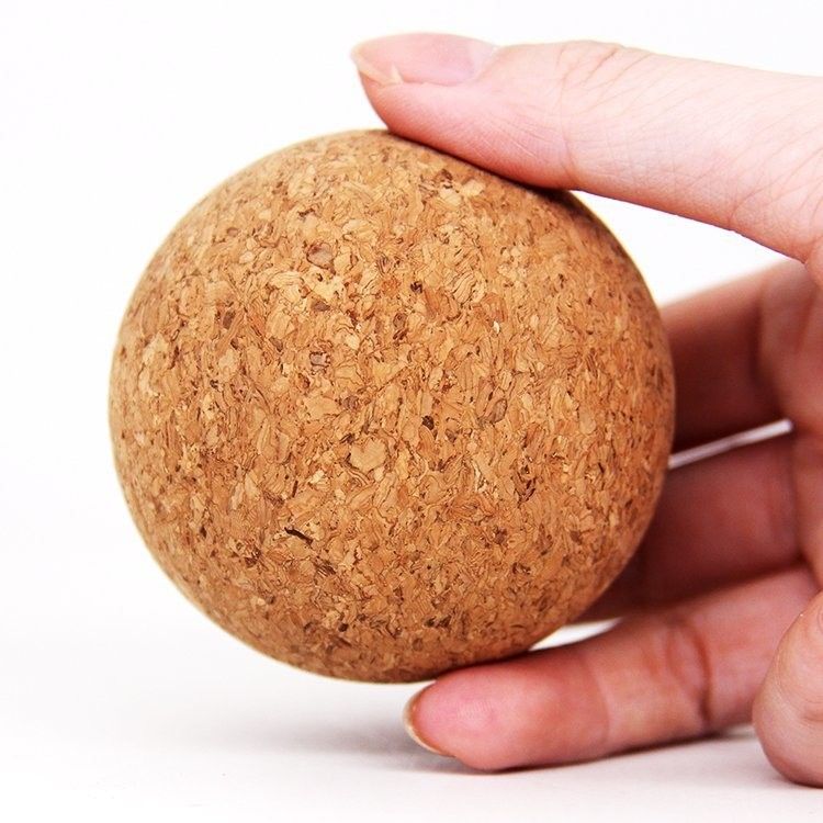 Tappo a sfera di sughero di legno per decanter di vino
