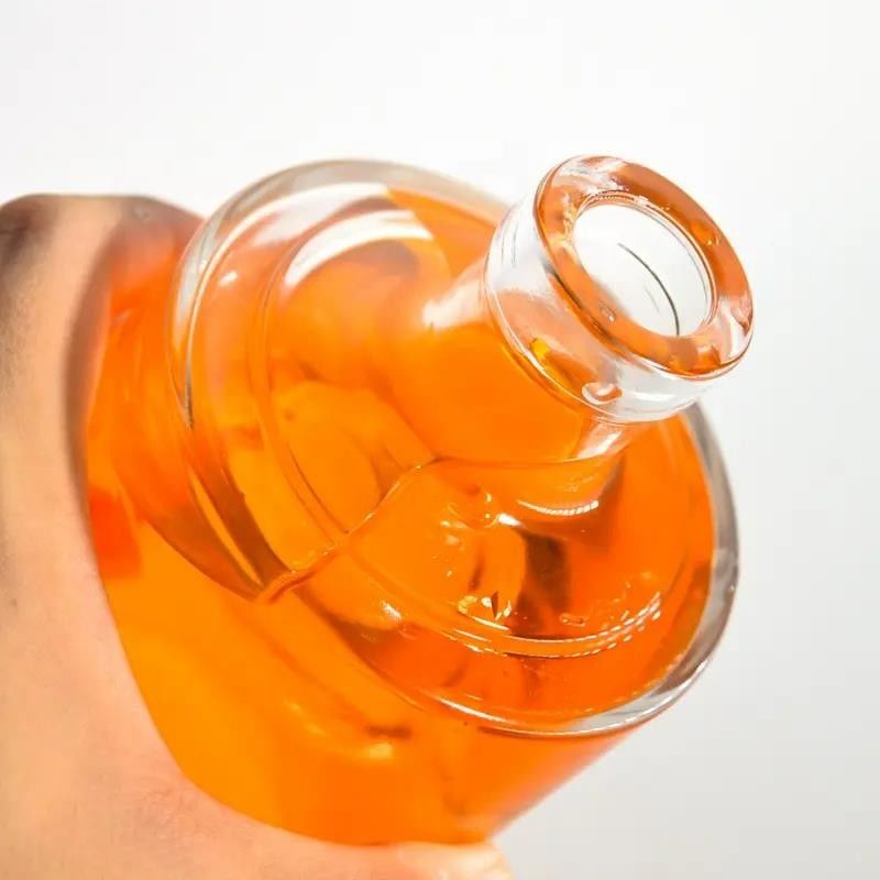 Bottiglie di vino rosso e alcool di vetro con sughero 750 ml personalizzate