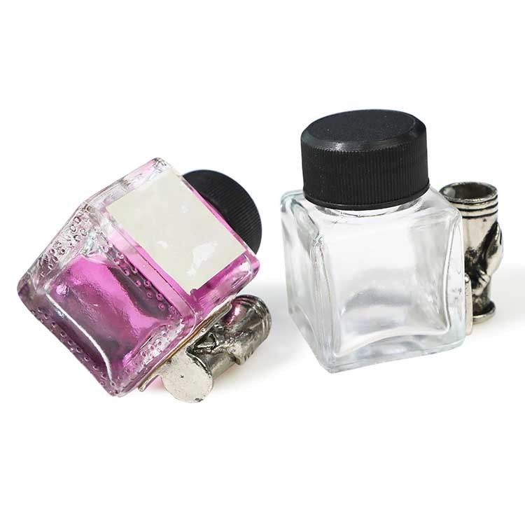 25 ml bottiglia di inchiostro antico personalizzata bottiglie di inchiostro di vetro vintage vuote