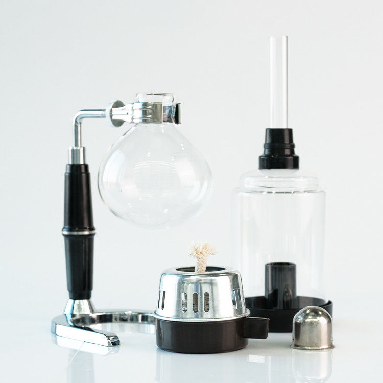 Classico design cucina borosilicato vetro caffettiera 2-5 tazze siphon caffettiera per la produzione di caffè professionale