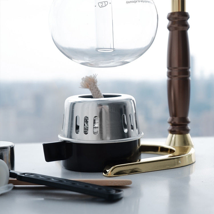 Classico design cucina borosilicato vetro caffettiera 2-5 tazze siphon caffettiera per la produzione di caffè professionale