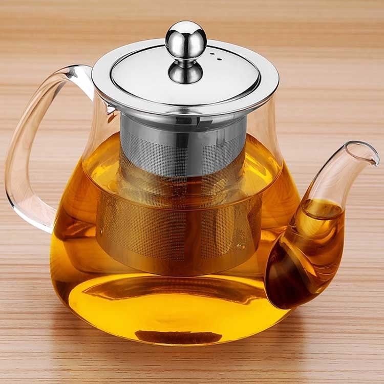 Set di teiera e bollitore di vetro personalizzati con tazze per il caffè resistenti al calore del tè