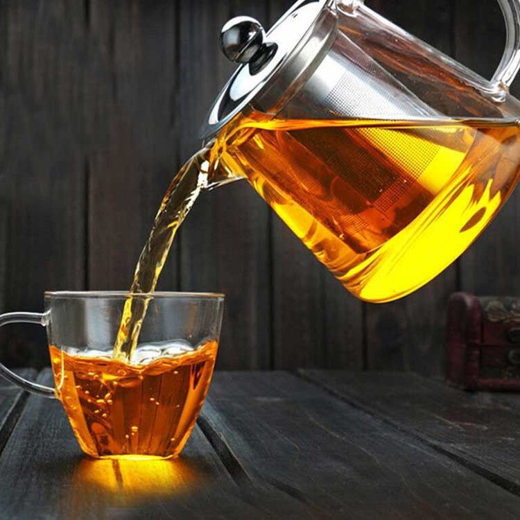 Set di teiera e bollitore di vetro personalizzati con tazze per il caffè resistenti al calore del tè