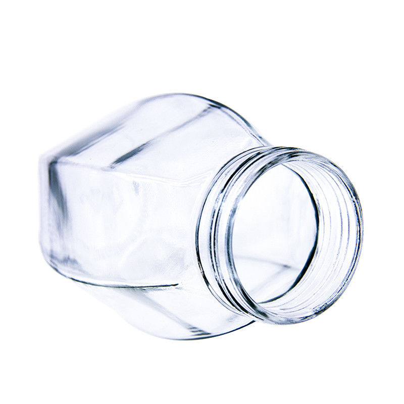 Durabile Portatile 190ml 4oz 120ml 180ml Bicchiere trasparente di miele per marmellata e salsa di chili caldo