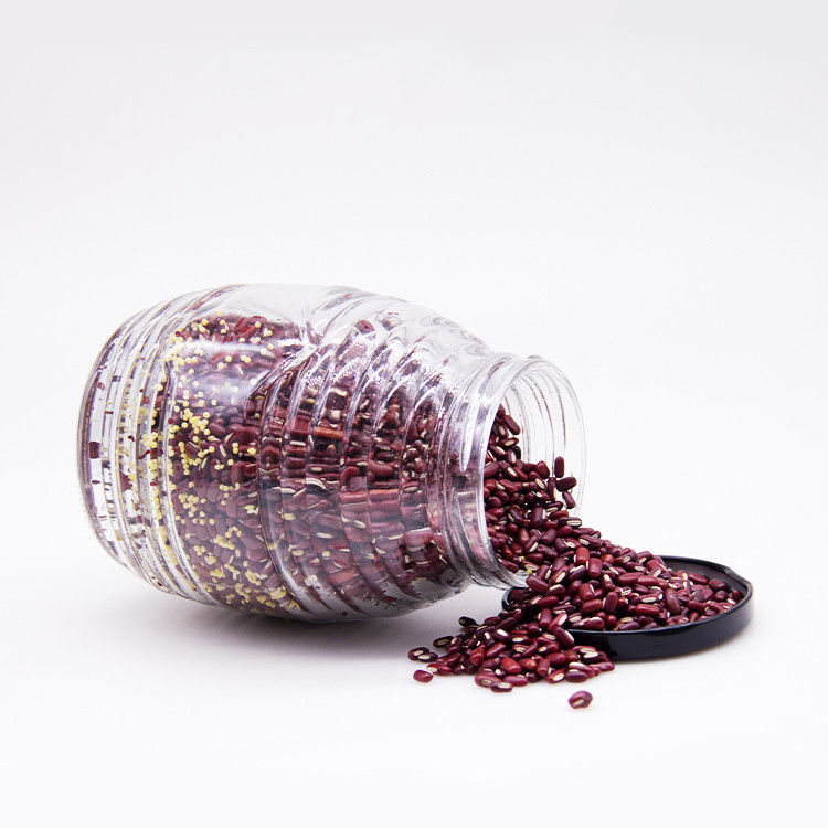 Etichetta personalizzata Forma esagonale 100ml 180ml 380ml Vaso di vetro di marmellata di miele per miele Olive Fruit
