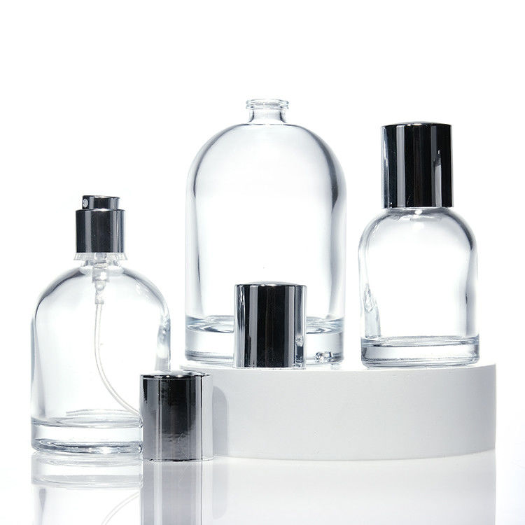 Logo personalizzato 30ml 50ml 100ml Bottiglia di profumo di vetro rotondo vuoto con tappo e scatola magnetica