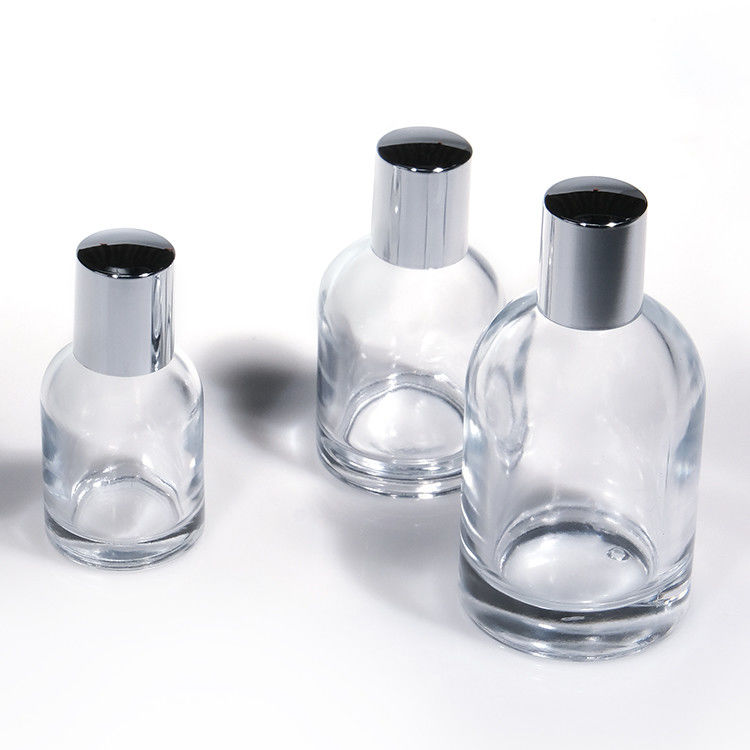 Logo personalizzato 30ml 50ml 100ml Bottiglia di profumo di vetro rotondo vuoto con tappo e scatola magnetica