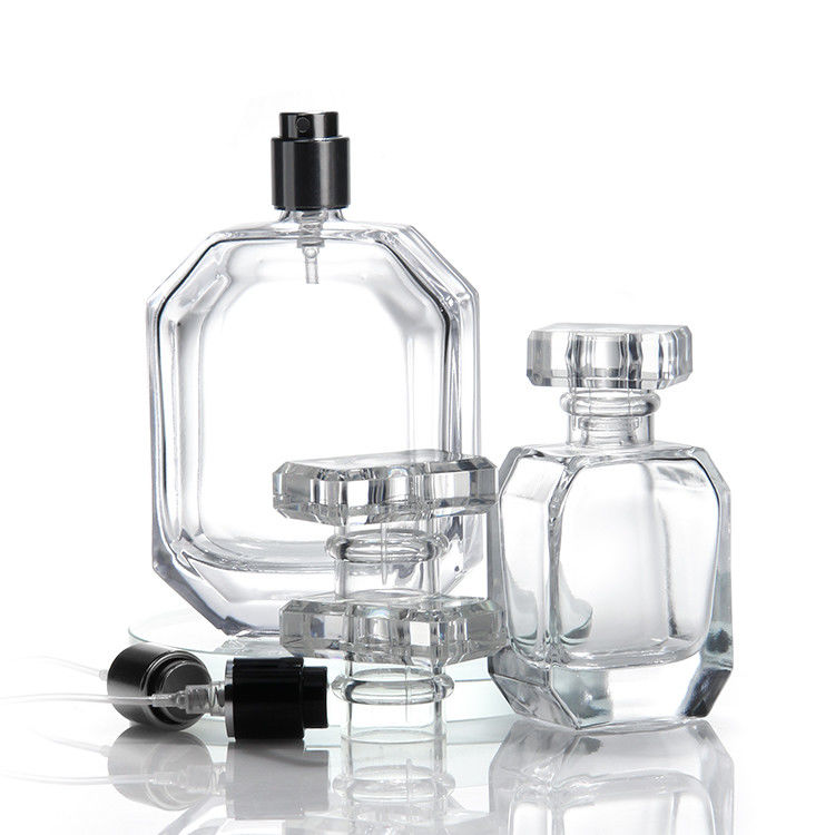 Bottiglie per la vendita all'ingrosso Bottiglie di vetro trasparente per profumi Bottiglie di cosmetici portatili